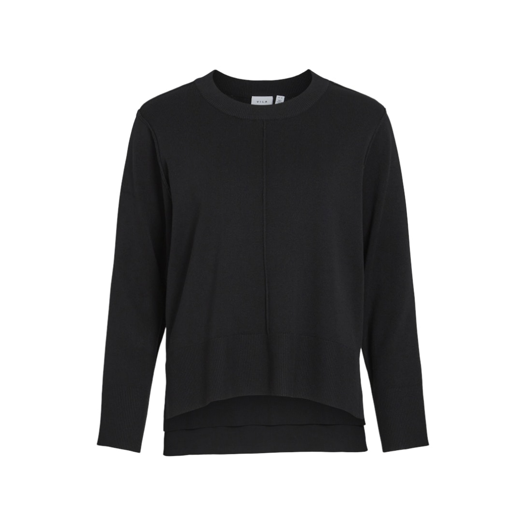 Vila - Damen Pullover - Schwarz - Größe: M - bei Tara-M