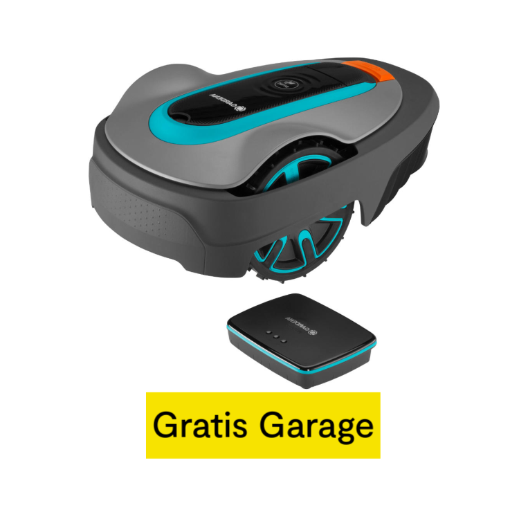 GARDENA Mähroboter smart SILENO life 750 m² Set - silber