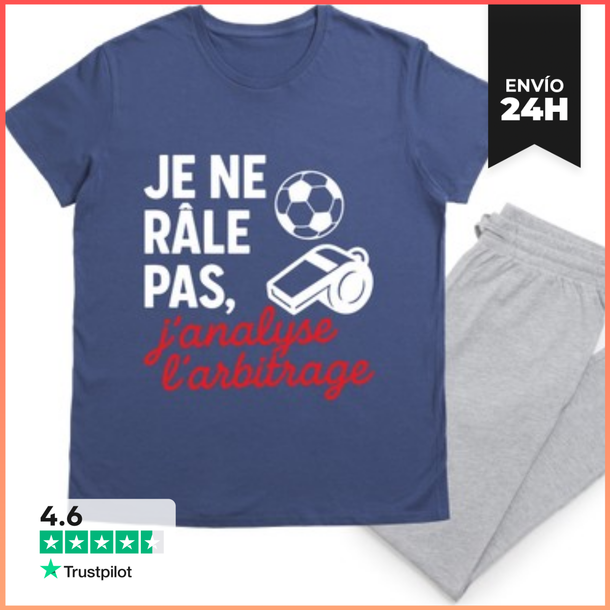 Pijama No me quejo humor fútbol deporte laTostadora