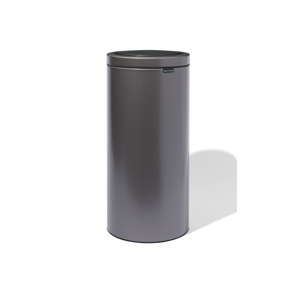HEMA Brabantia Touch Bin Flat Top prullenbak 30L Platinum - grijs metallic (grijs metallic)