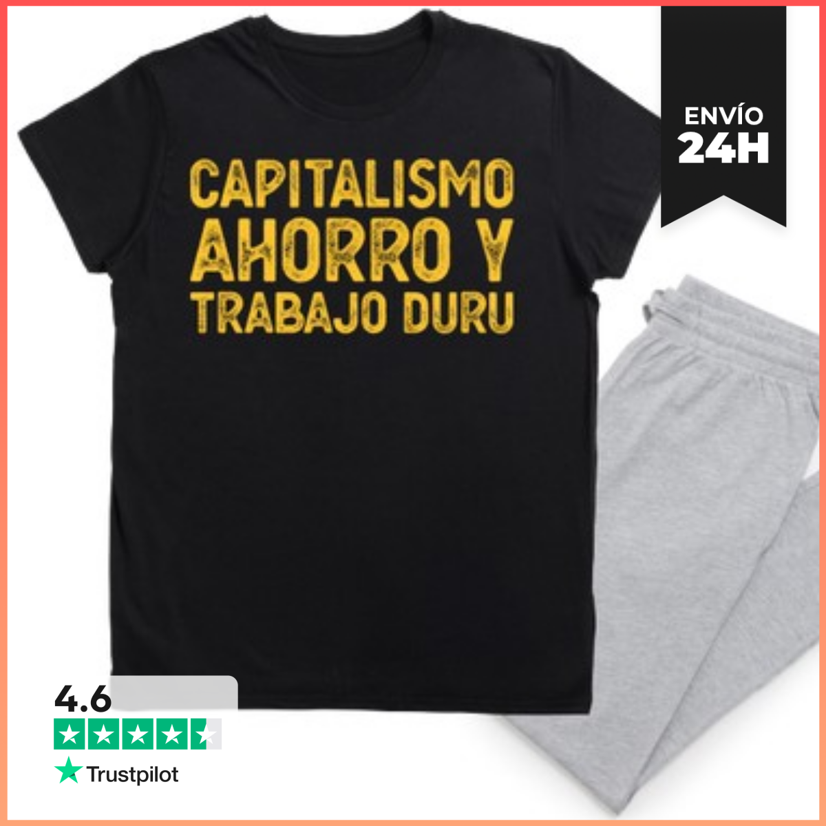 Pijama CAPITALISMO AHORRO Y TRABAJO DURU laTostadora
