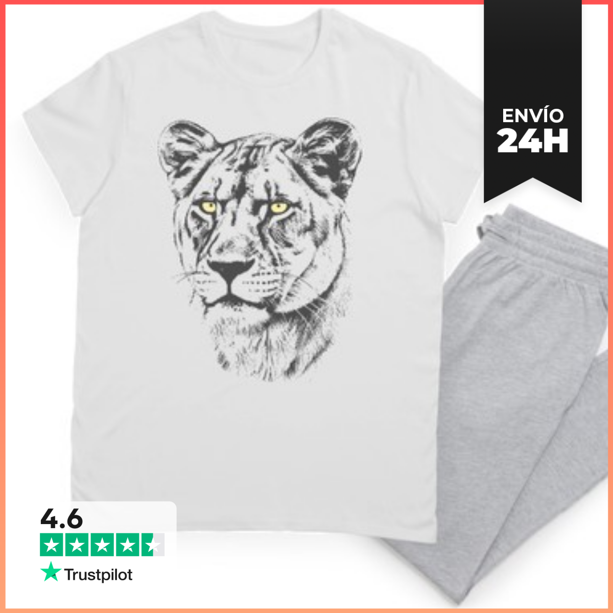 Pijama Leona Ojos Amarillos LaTostadora