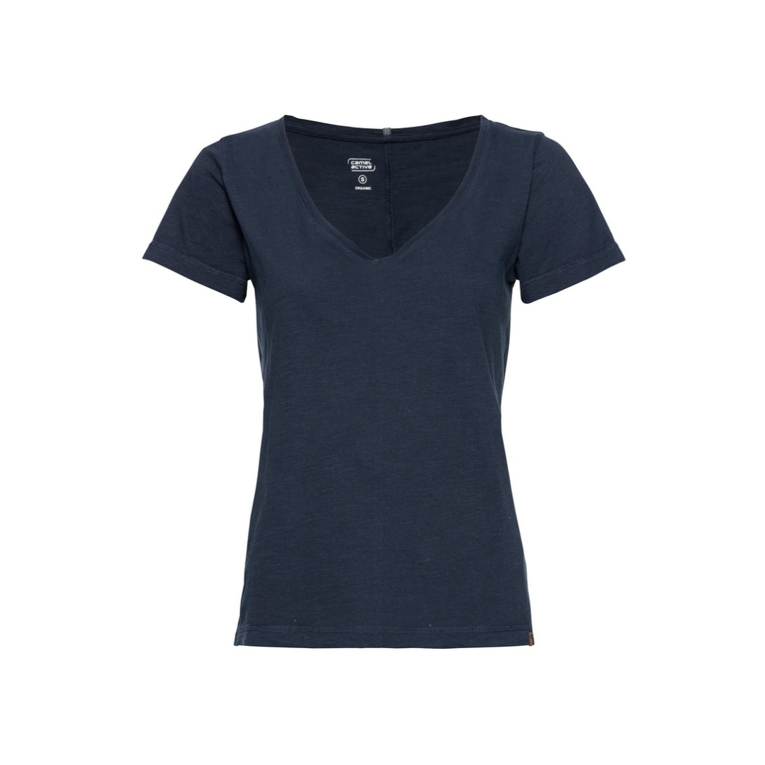 Camel Active - Damen T-Shirt - Blau - Größe: M - bei Tara-M