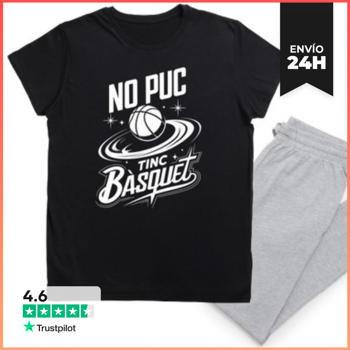 Pijama No puc tinc bàsquet laTostadora