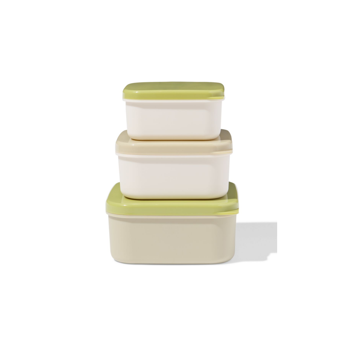 HEMA HEMA Snackboxen Groen - 3 Stuks (groen)