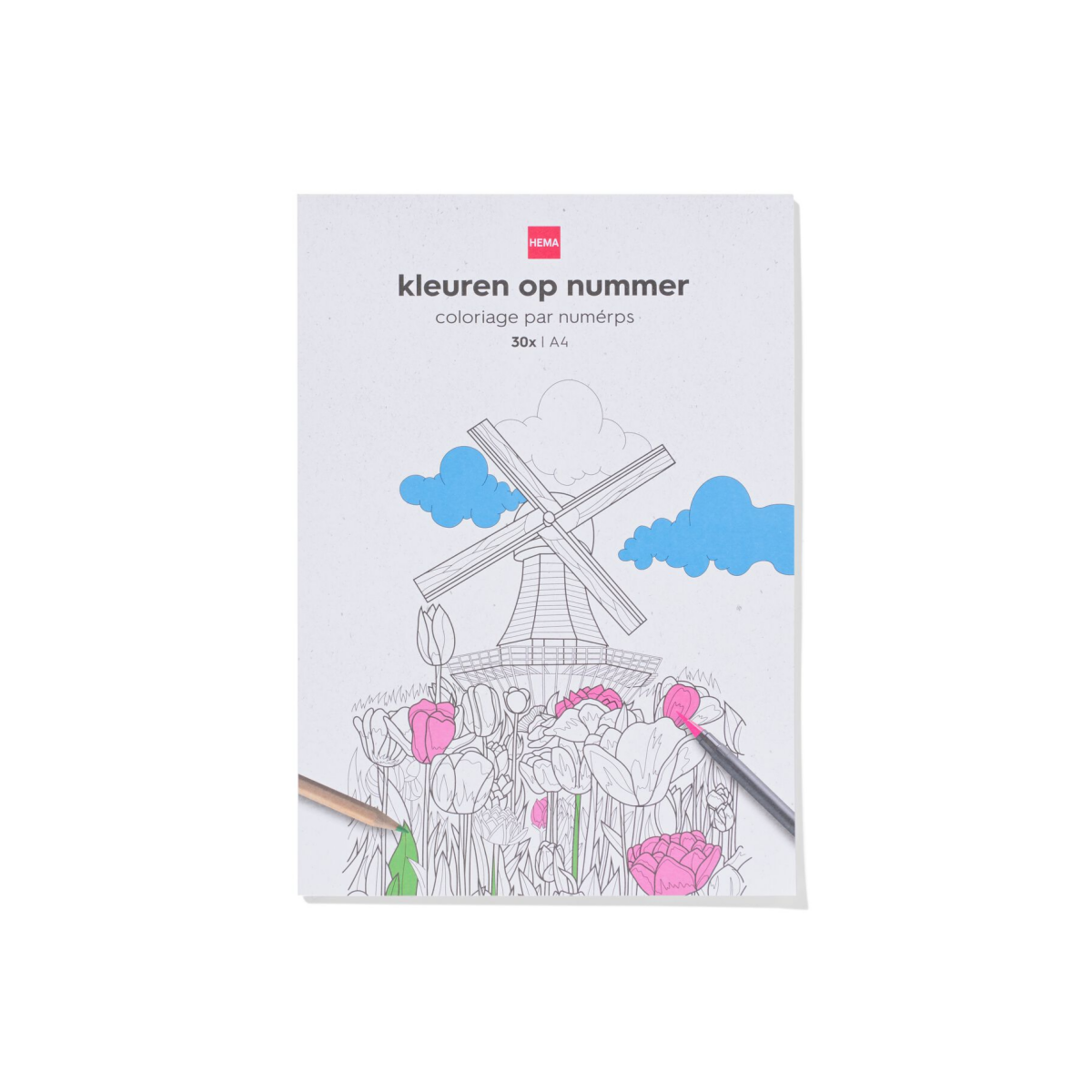 HEMA Kleuren op nummer A4