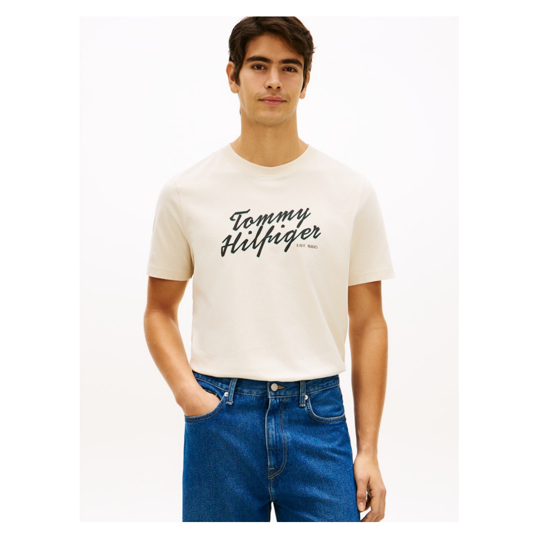 Tommy Hilfiger - Herren T-Shirt - muslin - Größe: XXL - bei Tara-M