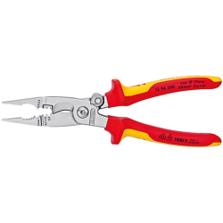 KNIPEX 30 16 160 langbektang geïsoleerd met meer-componentengrepen, VDE-getest verchroomd 160 mm KNIPEX 30 16 160 langbektang geïsoleerd met meer-componentengrepen, VDE-getest verchroomd 160 mm