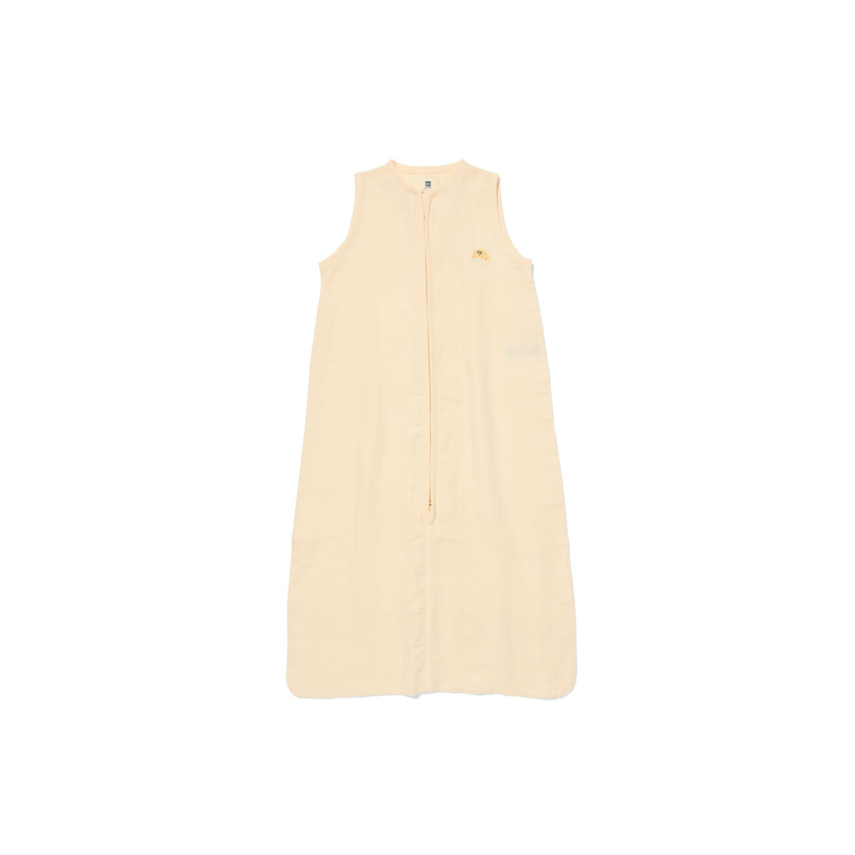 HEMA HEMA Babyslaapzak Mouwloos Mousseline 0.5tog Croissant Beige (beige)