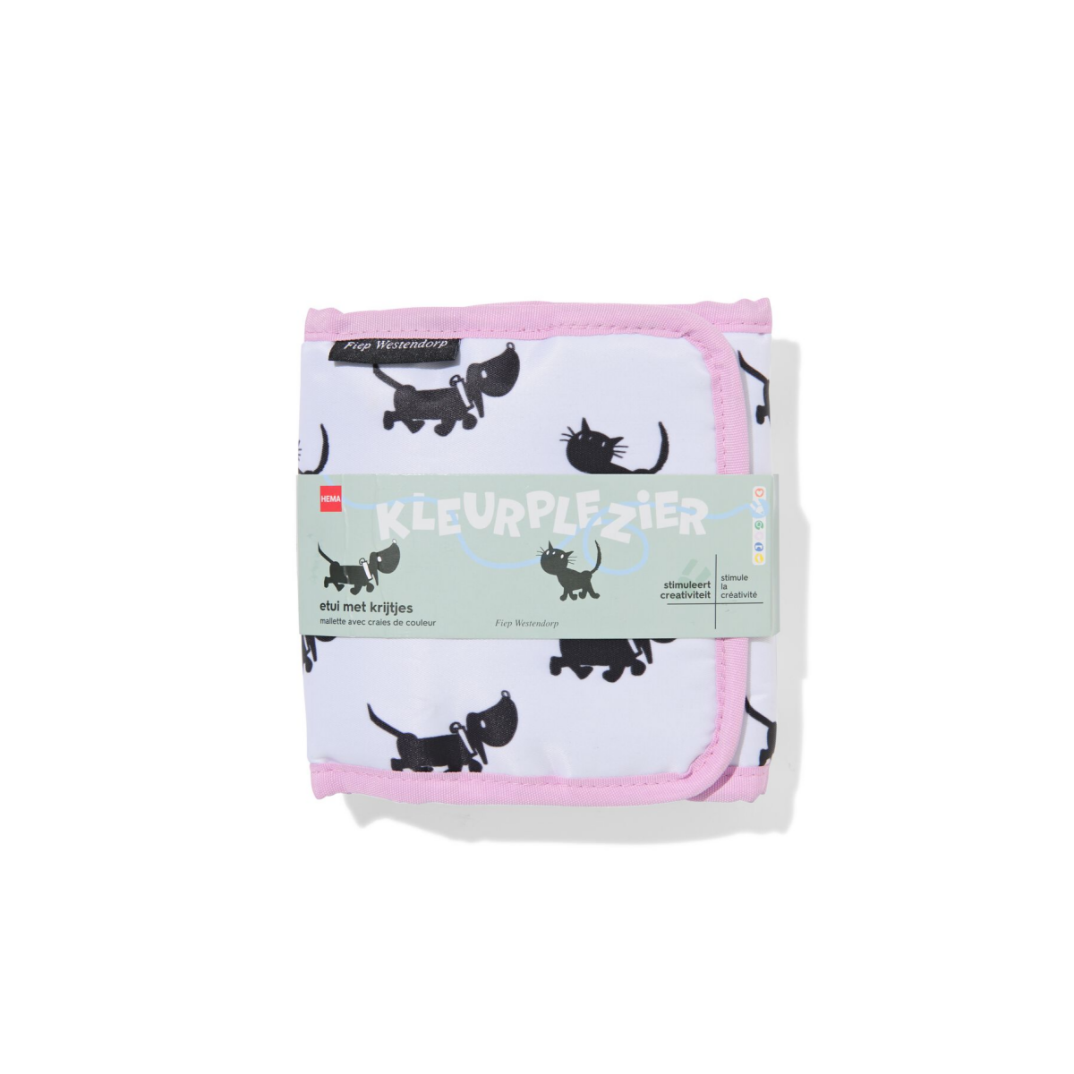 HEMA HEMA Takkie En Siepie Etui Met Krijtjes