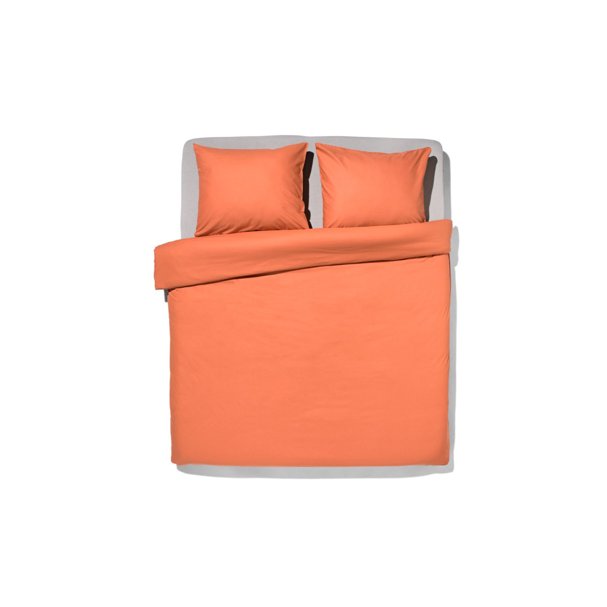 HEMA Dekbedovertrek 200x200/220cm zacht katoen sunburn (terra)