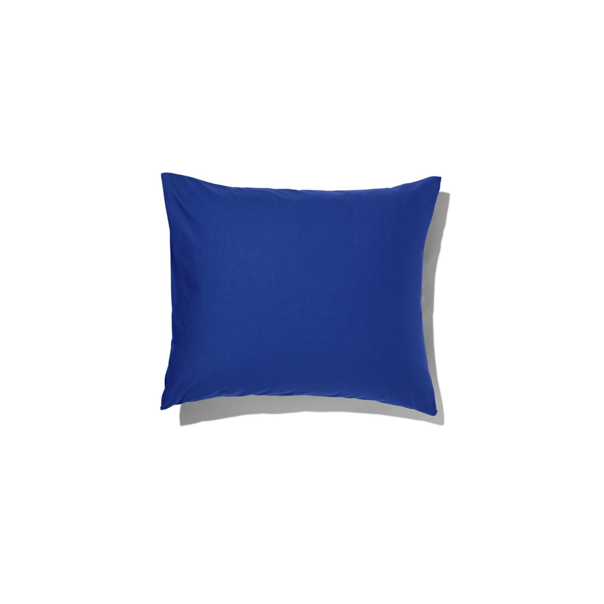 HEMA Kussensloop 60x70cm zacht katoen kobaltblauw (blauw)