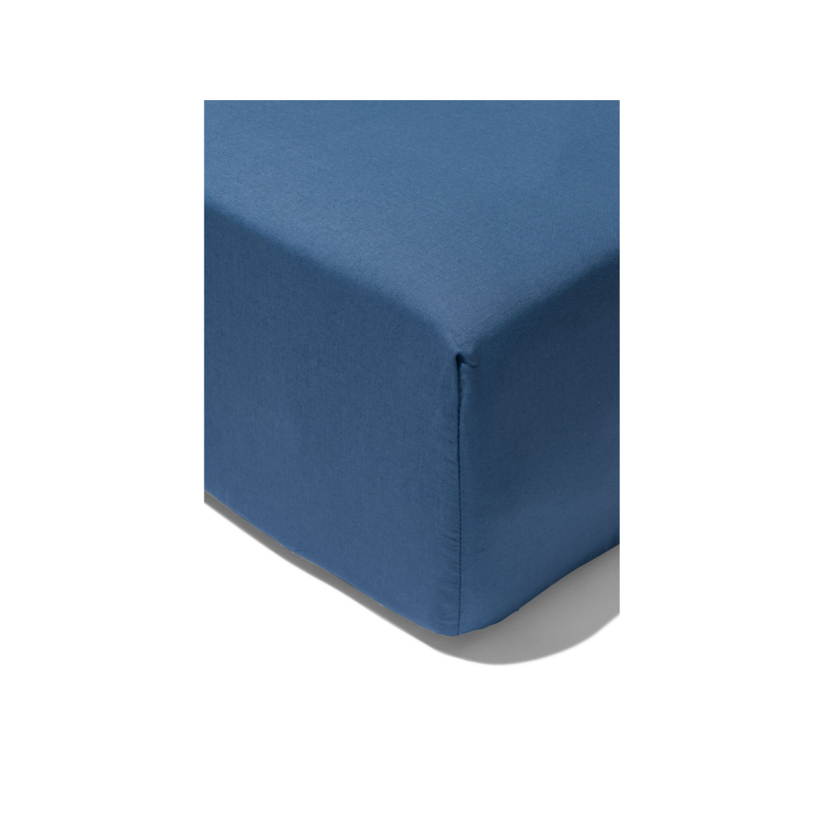 HEMA Boxspring hoeslaken 80x200cm zacht katoen blauw (blauw)