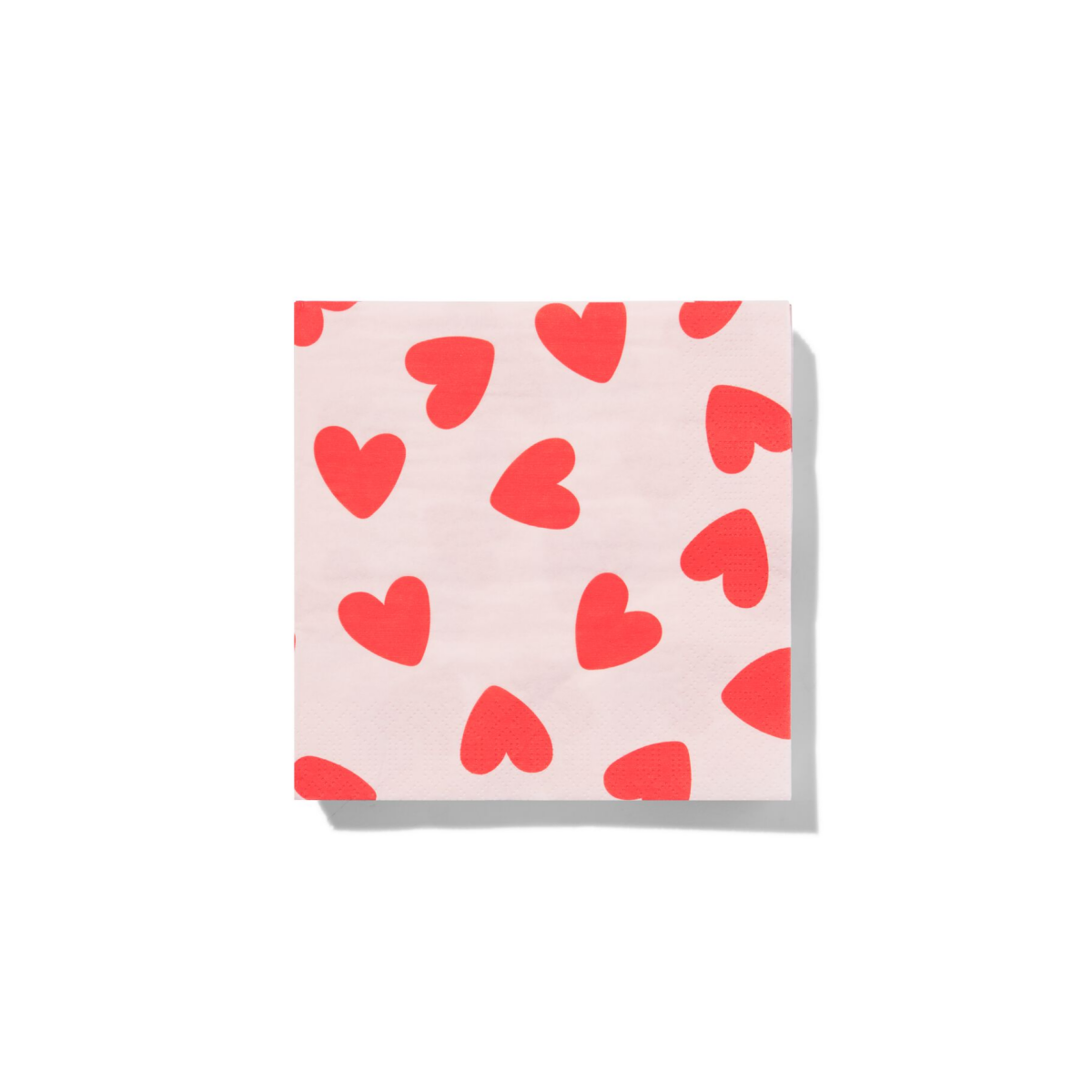 HEMA HEMA Servetten Hart 33x33cm - 20 Stuks (rood)