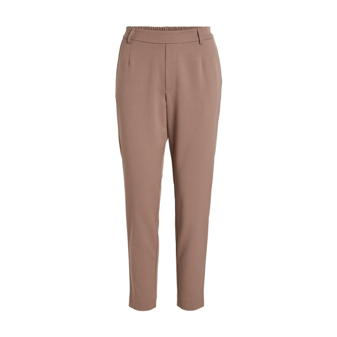 Vila Slim Pant Brown Lentil