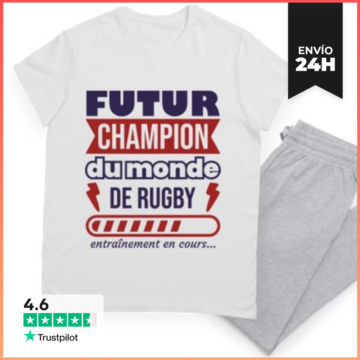 Pijama futuro campeón mundial de rugby laTostadora