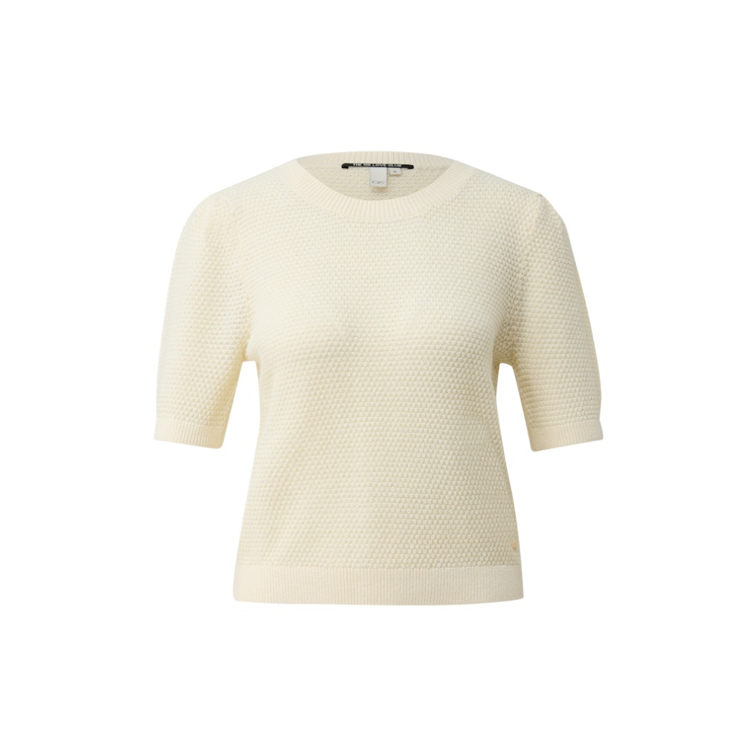 QS - Damen Pullover - Weiß - Größe: L - bei Tara-M