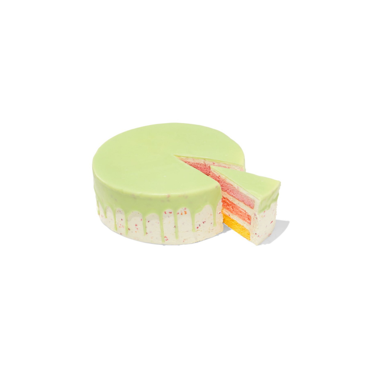 HEMA Dripcake groen drie kleuren 24 p.