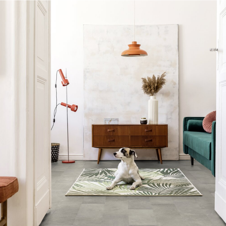 Rouleau 4m de sol PVC effet pierre pose libre gastown mineral Gerflor - 2500 cm x 400 cm x 0.29 cm