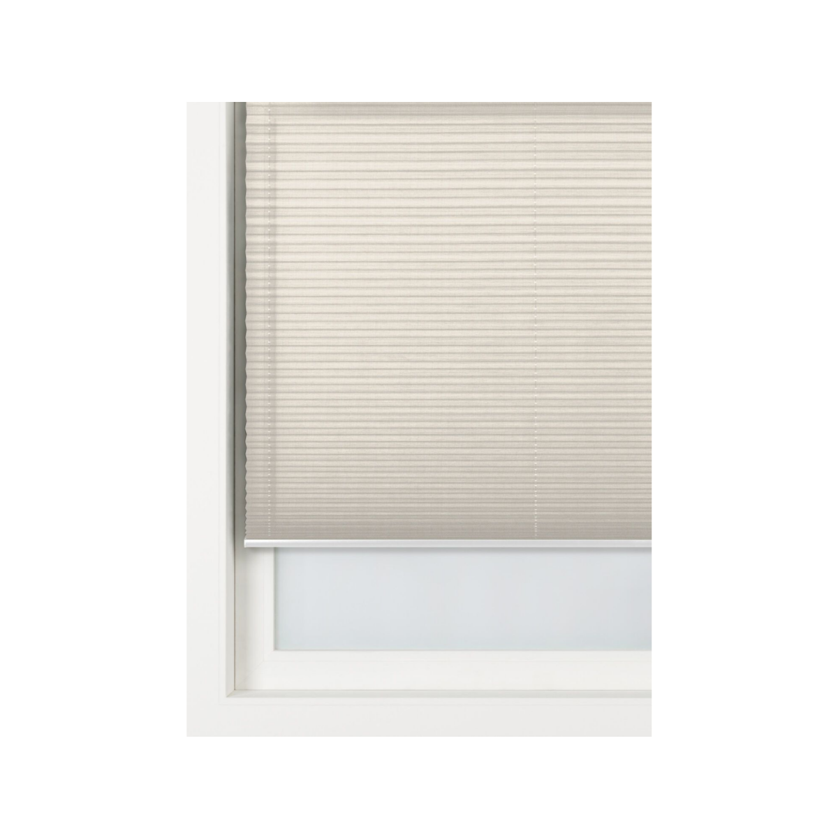 HEMA Plisse enkel linnen transparant naturel (naturel)