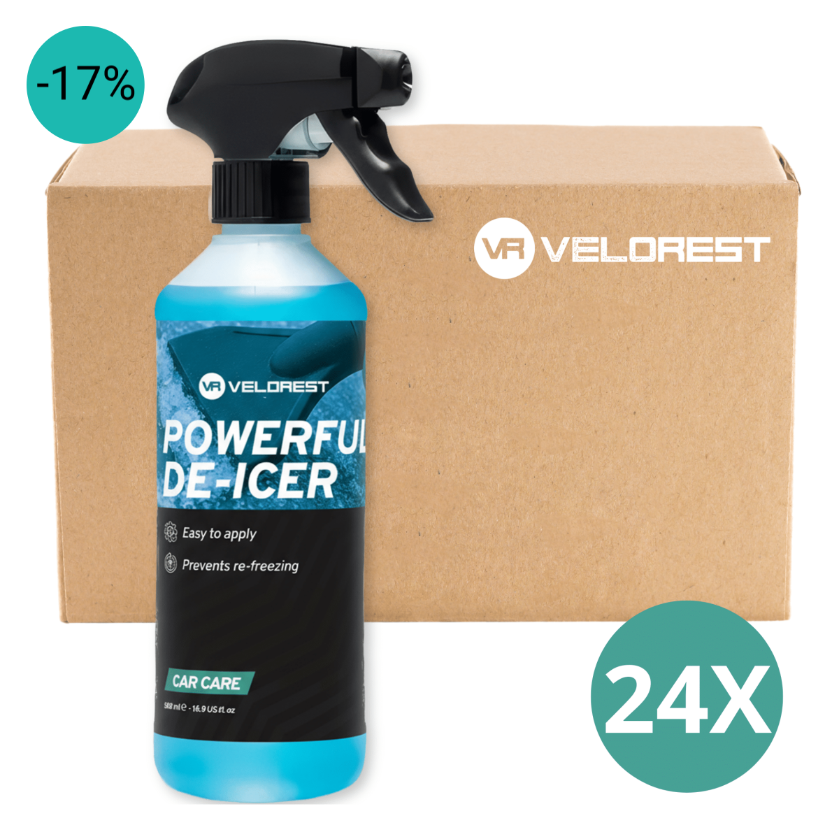Velorest De-Icer 500ml - Doos 24 x 500ml | | Dutch Performance Products