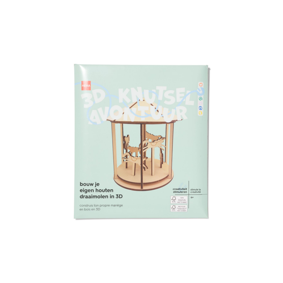 HEMA Bouwplaat draaimolen