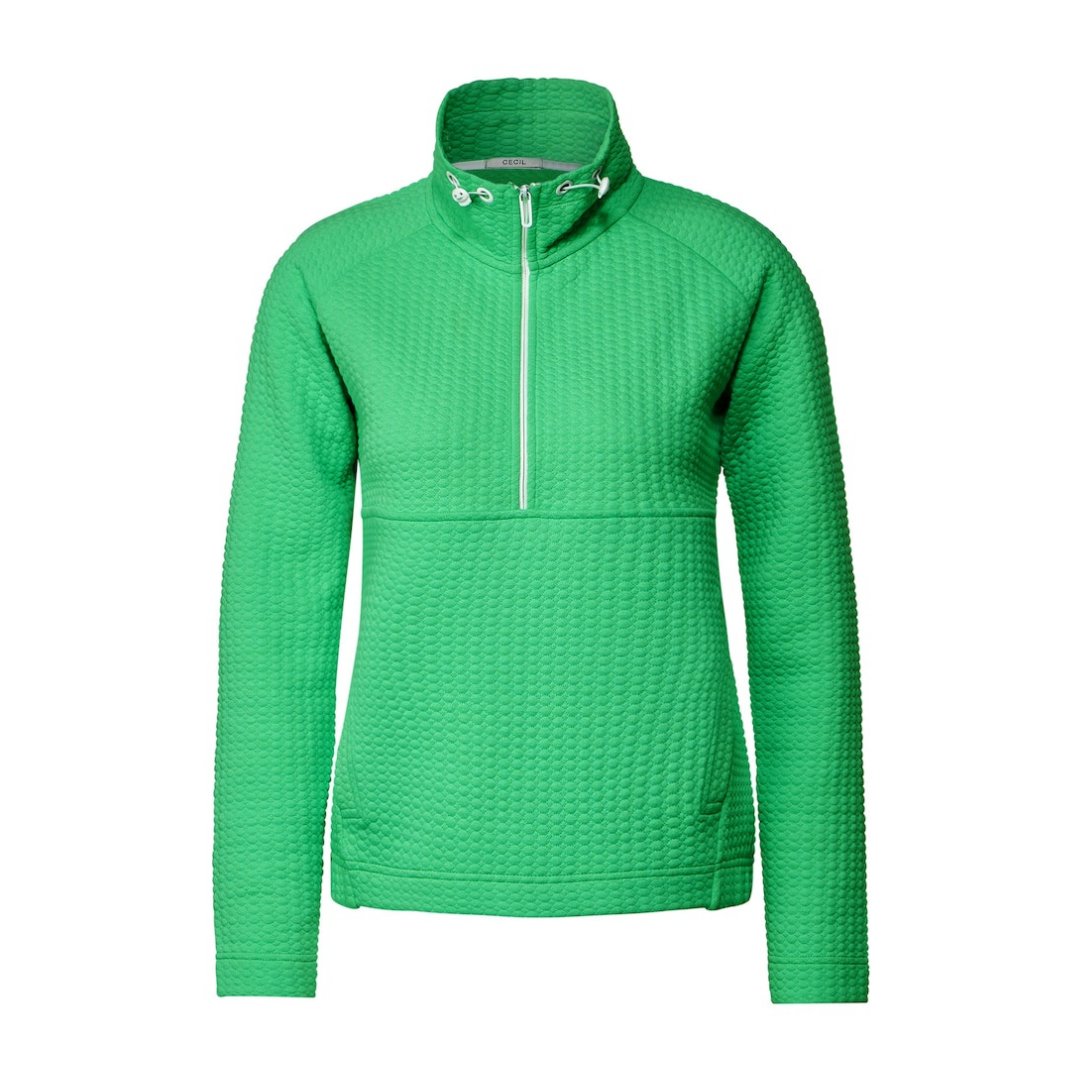 Cecil - Damen Sweatshirt - Grün - Größe: XL - bei Tara-M