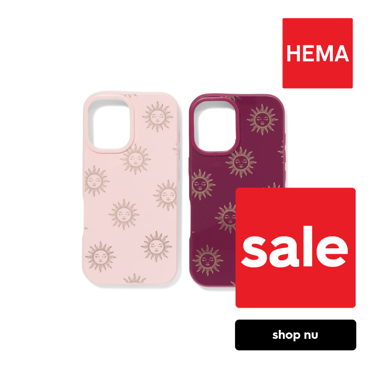 HEMA Sassy me telefoonhoesje iPhone 16 zonnetje (multicolor)