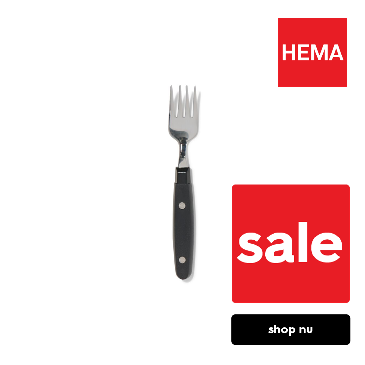 HEMA Taartvorkje zwart