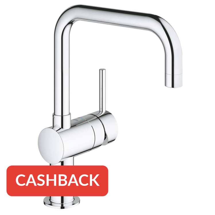 Grohe Minta keukenkraan met U-uitloop chroom