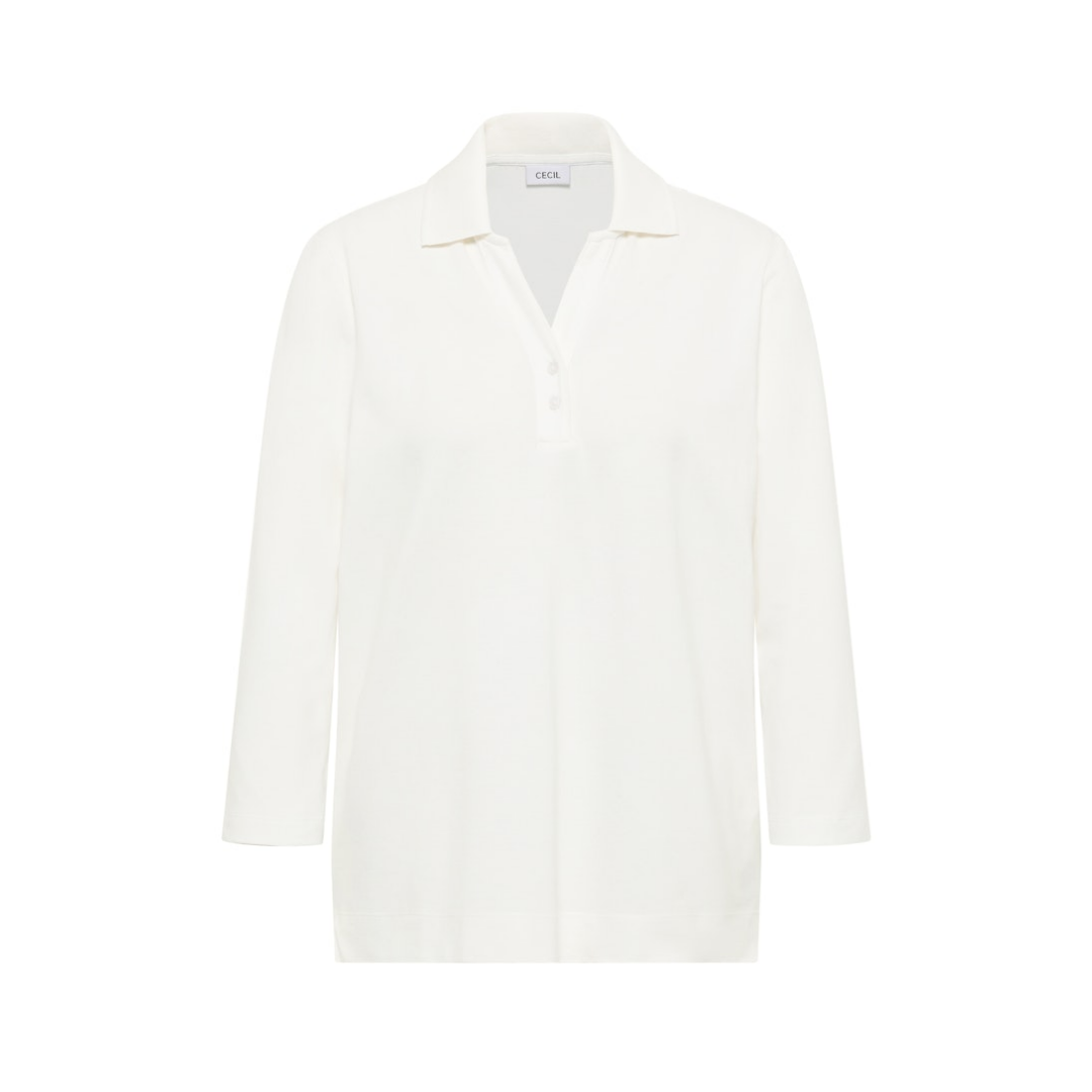 Cecil - Damen Langarmshirt - Weiß - Größe: XXL - bei Tara-M