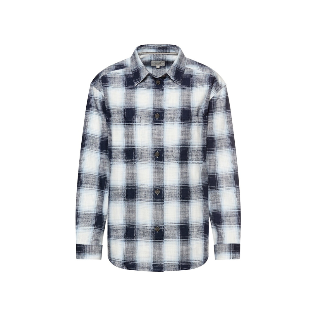 Camel Active - Damen Langarmbluse - dark blue check - Größe: XL - bei Tara-M