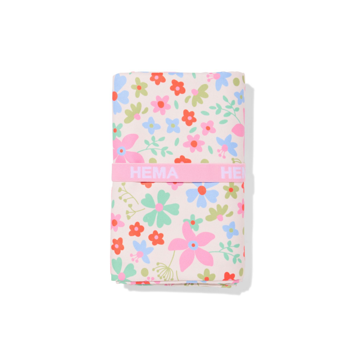 HEMA Strandlaken 110x175cm microvezel bloemen (multicolor)