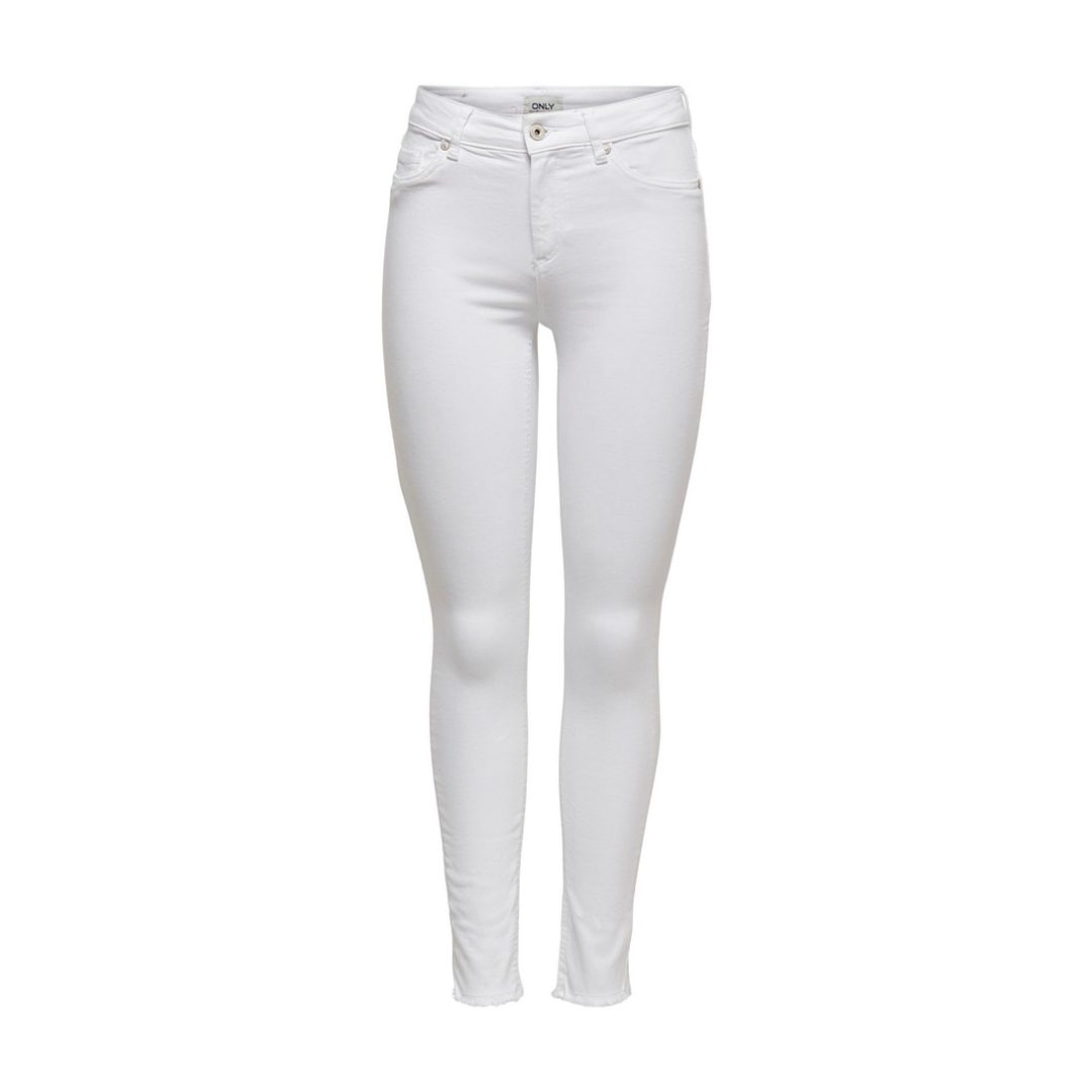 Only ONLBLUSH MID SK RW ANK DNM REA0730 NOOS White