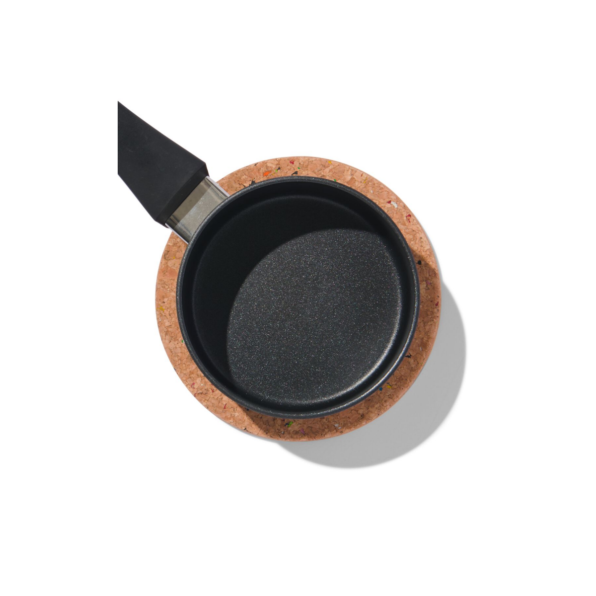 HEMA HEMA Onderzetter Theepot Ø 18 Cm Kurk Recycled Terrazzo (multicolor)