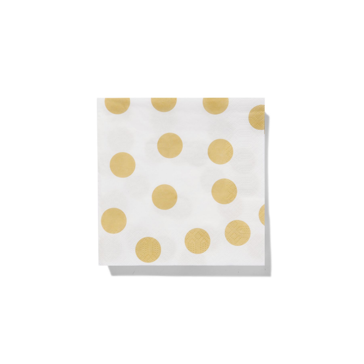 HEMA HEMA Servetten Gouden Stip 20 Stuks (goud)