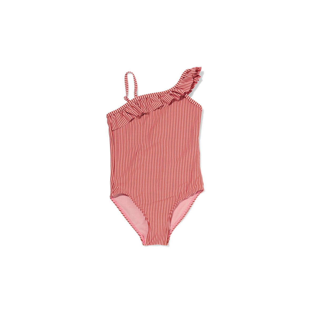 HEMA HEMA Kinderbadpak Seersucker Donkerroze (donkerroze)