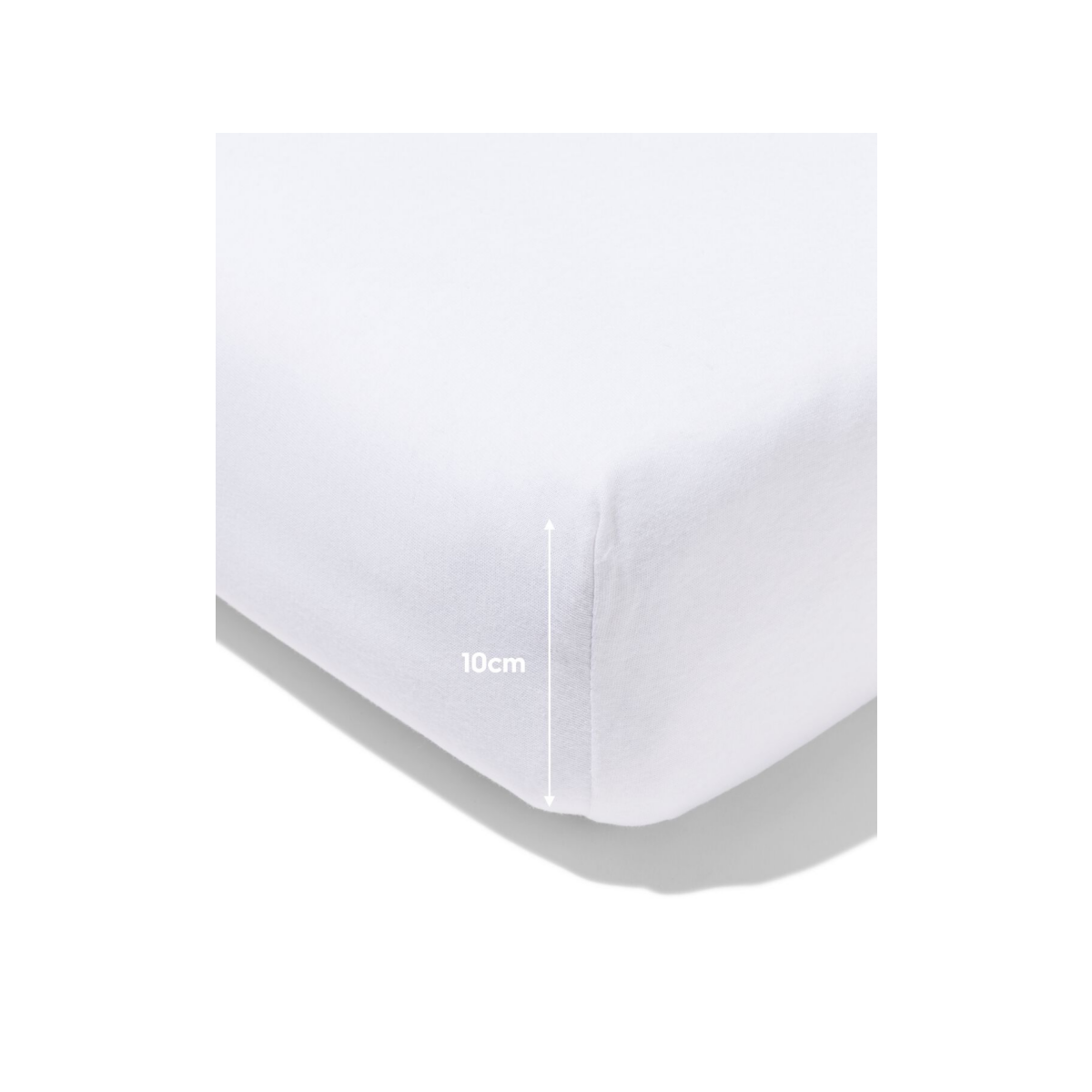 HEMA Hoeslaken 70x150cm jersey wit (wit)