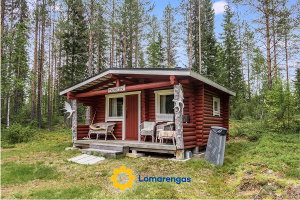 Talastupa, hiidenportti eräkämppä