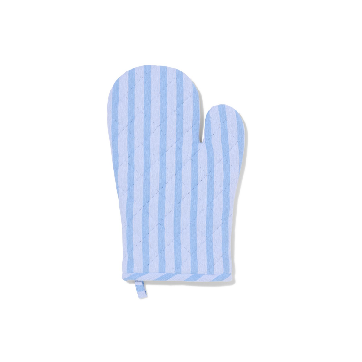 HEMA Ovenwant katoen strepen blauw (blauw)