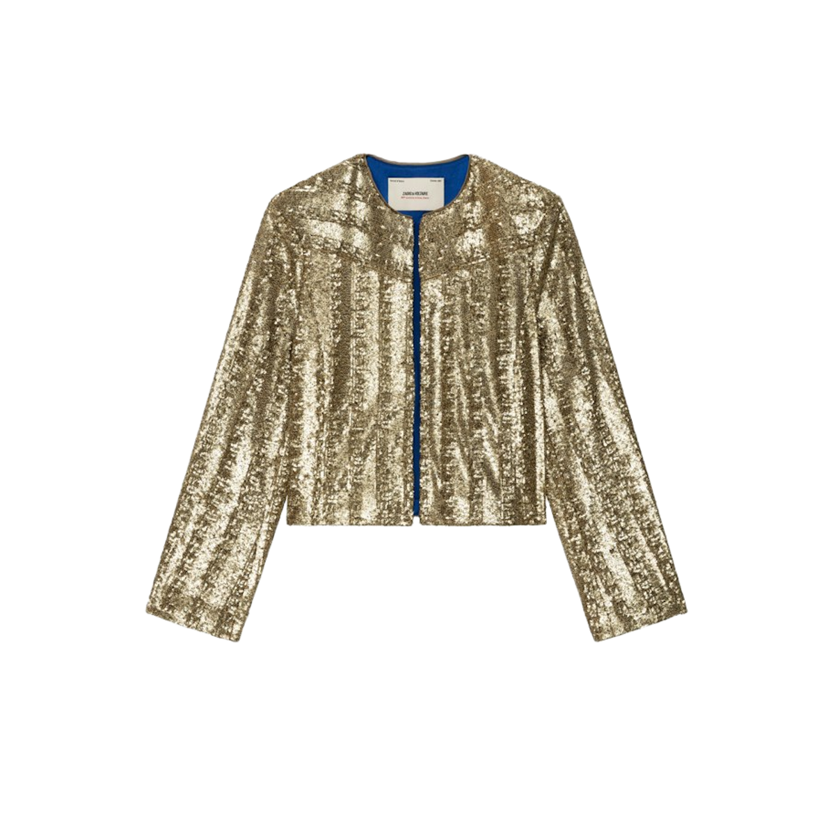 Zadig & Voltaire Donna Oro Giacca Luxilo
