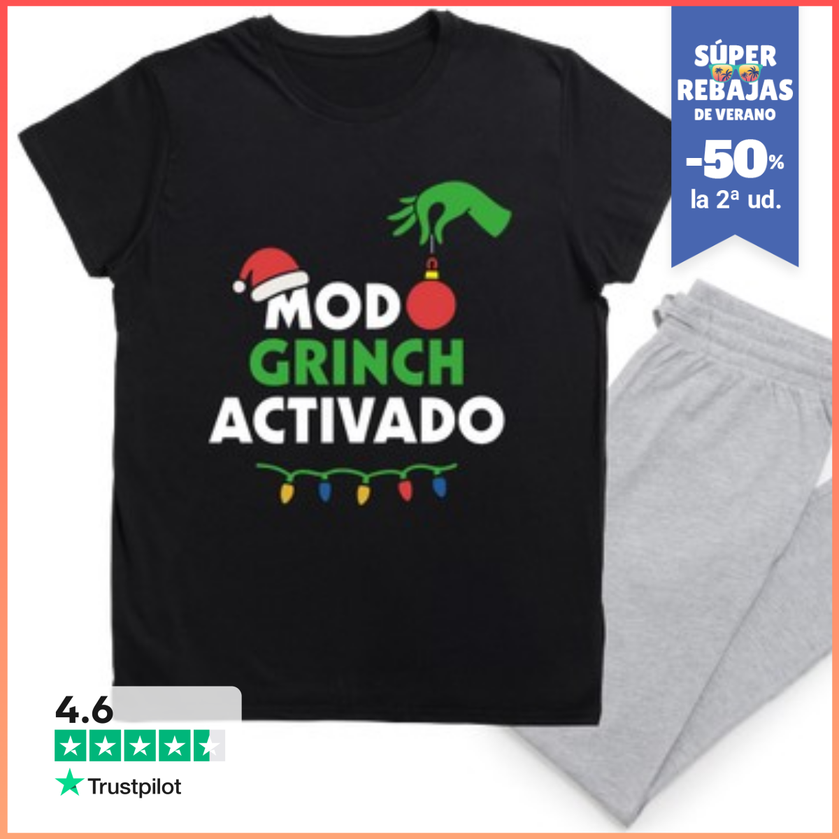 Pijama GRINCH ANTI NAVIDAD LaTostadora