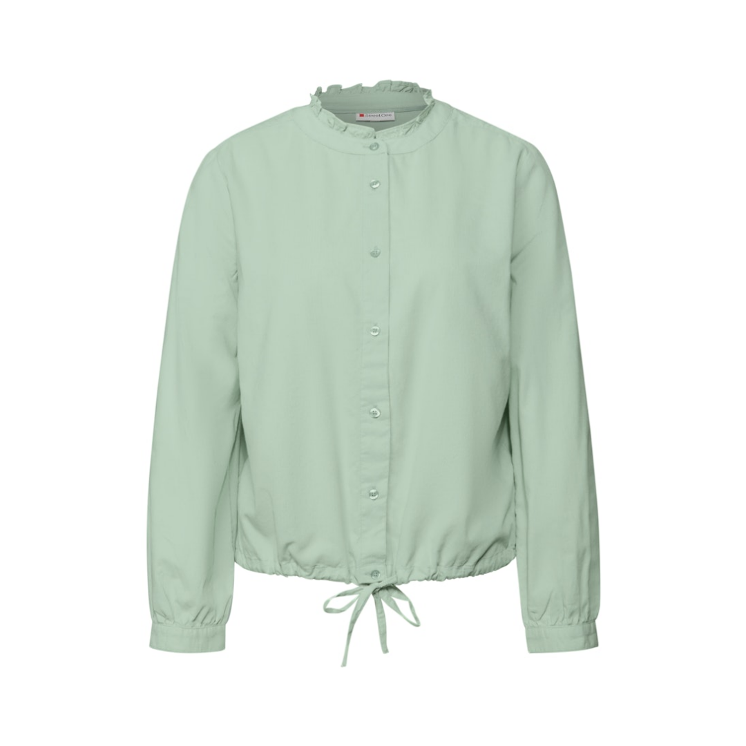 Street One - Damen Langarmbluse - serene green - Größe: 36 - bei Tara-M