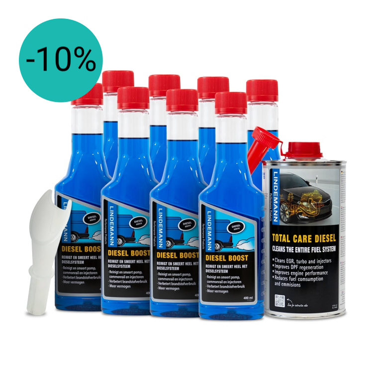 Lindemann Diesel Jaarpakket o.b.v. 10.000 km | Auto Additieven | Diesel Additief | Dutch Performance Products
