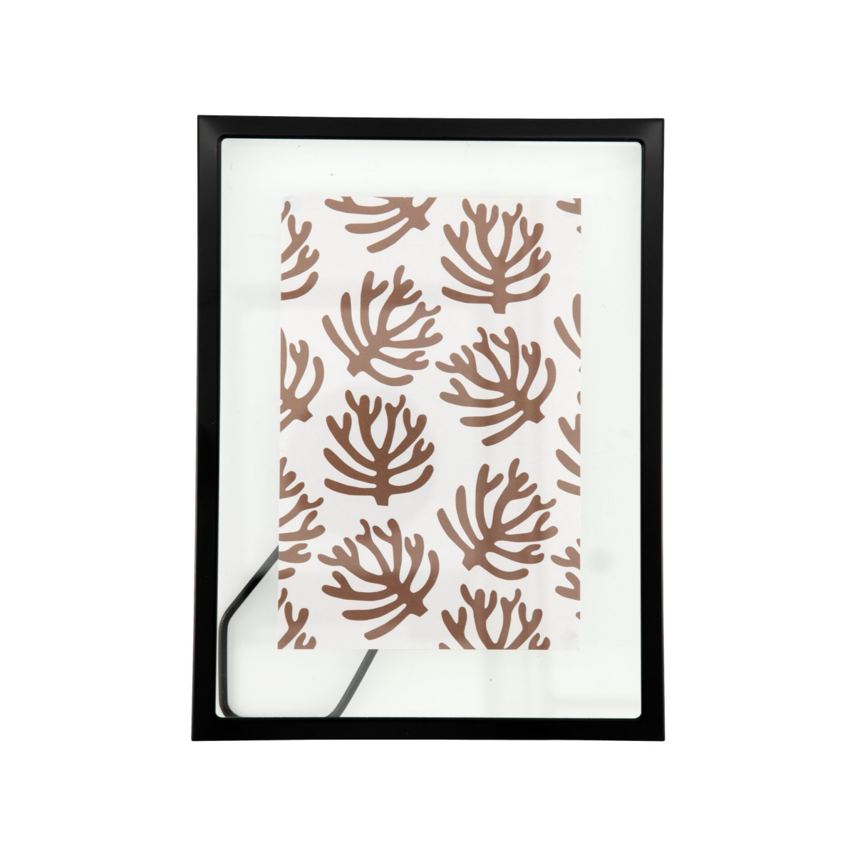 HEMA Fotolijst 15x20cm zwart metaal floating zwart (zwart)