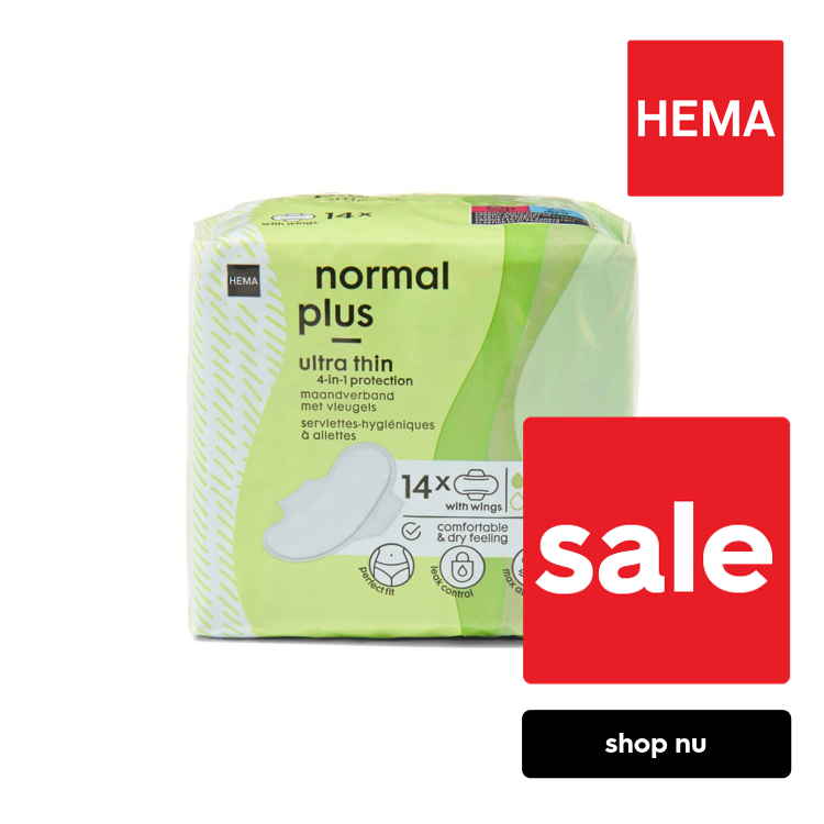 HEMA Maandverband ultra dun - 14 stuks