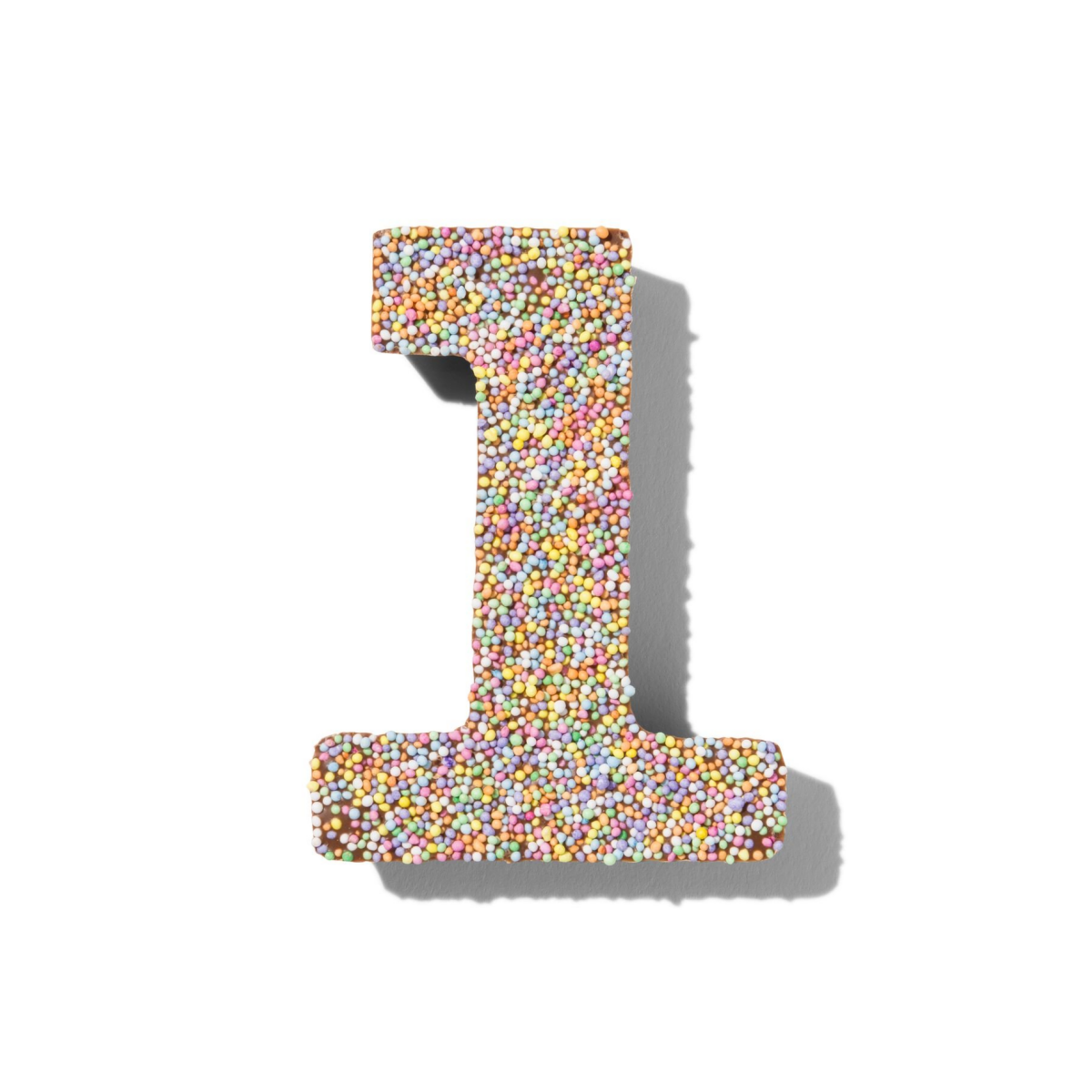 HEMA Chocolade feestcijfer 1 met discodip