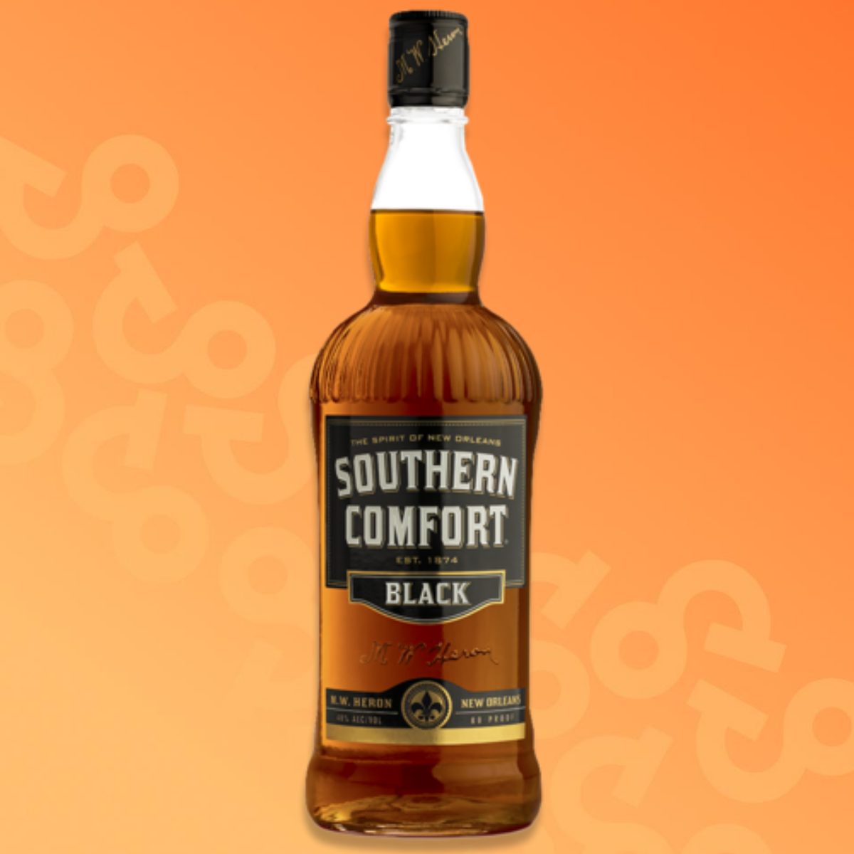 Bottle of Southern Comfort Black 70 cl