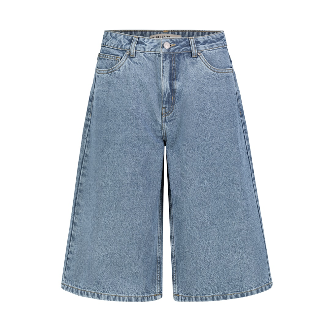 Eight 2 Nine - Damen Langshorts - middle blue denim m311 - Größe: L - bei Tara-M