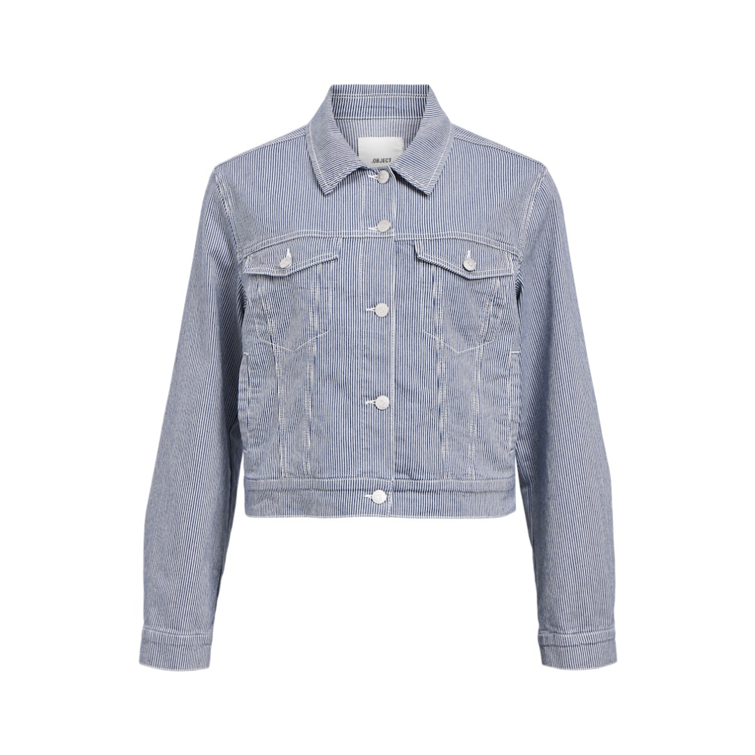 Object - Damen Jeansjacke - Blau - Größe: XL - bei Tara-M